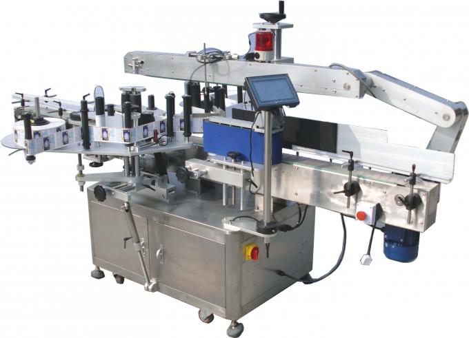 220V 3.5Kw Mesin Label Stiker Sisih Ganda 60-350Pcs / Min