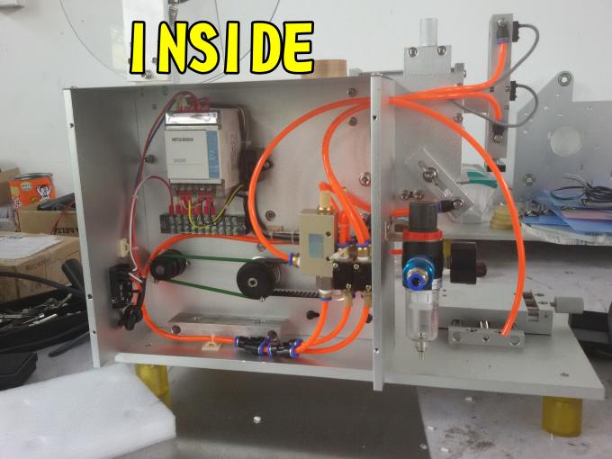 Mesin Labeling Stiker Sisih Ganda SUS304 Ekonomi Baja Kanggo Label Botol