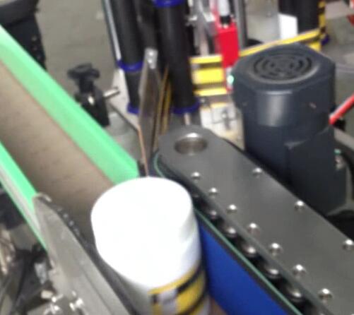 Mesin Label Botol Babak, mesin pembotolan lan label kanggo jar suger bround