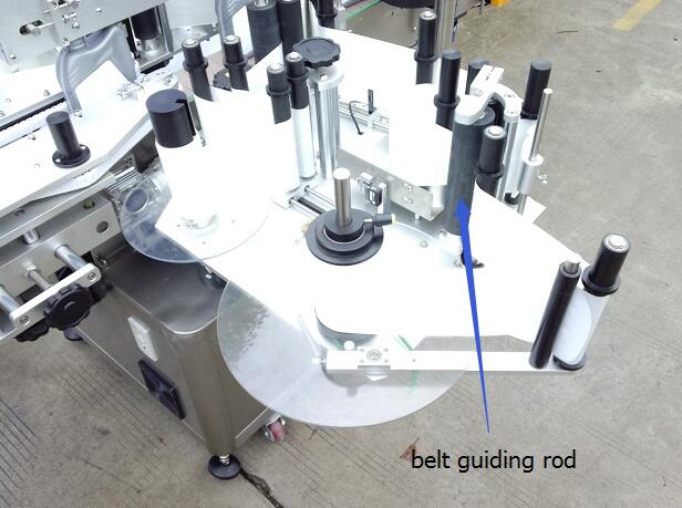 Obyek ndeteksi mesin label stiker sisi dobel otomatis mata sulap kanthi puteran