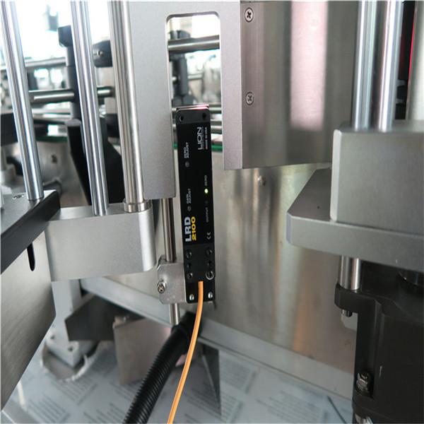 Mesin Label Botol Otomatis Rond Kanggo Ombenan / Bahan Kimia Saben Dina