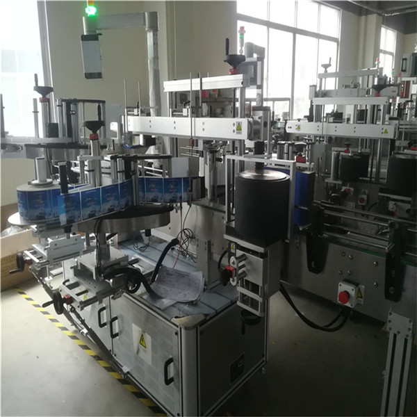 Mesin Label Adhesive Sendiri Kanggo Botol Plastik Plastik, Mesin Aplikator Label Botol