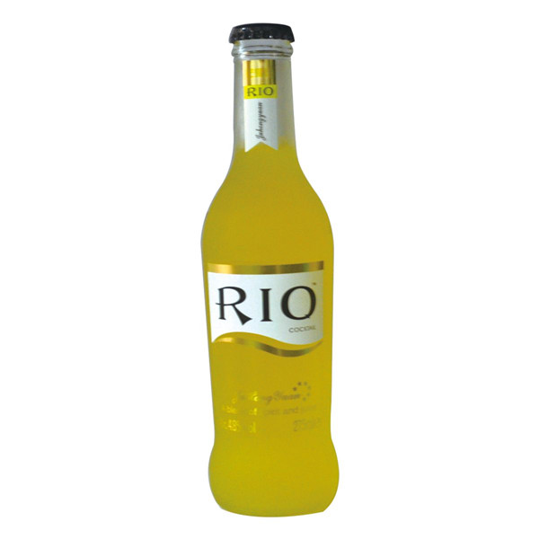 Aplikator Mesin Labeling Otomatis Lengkap Kanggo Botol Koktail Rio