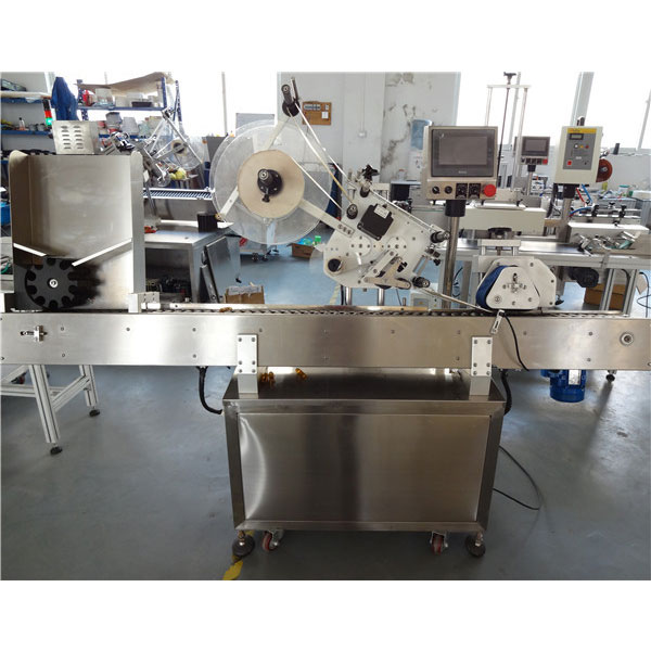 Plc Control Economy Otomatis Labeling Horisontal Mesin Kanggo Botol Mini