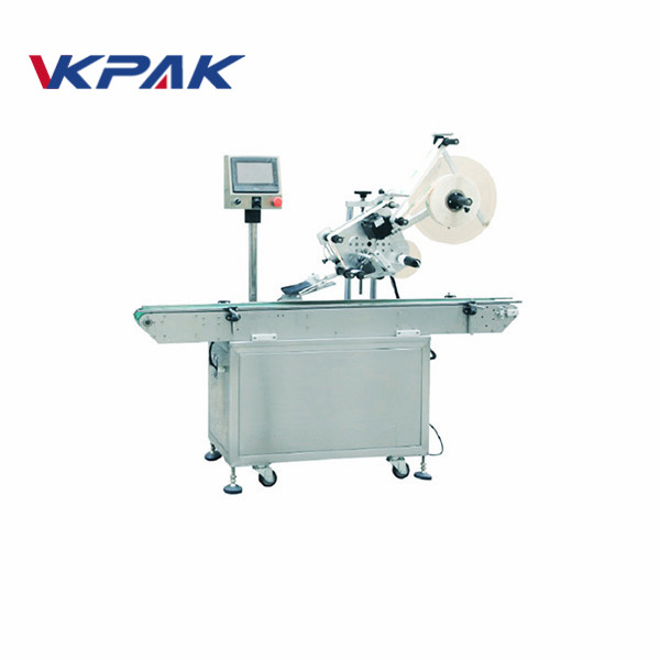 Mesin Label Adhesive Sendiri kanggo Sisih Ndhuwur Bata Es