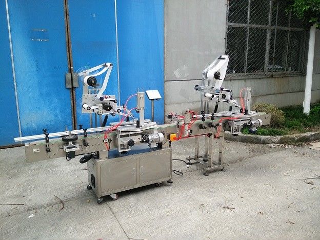 China 20-200mm Jembar warata Label Applicator karo ndhuwur lan mburi supplier labeler sisih