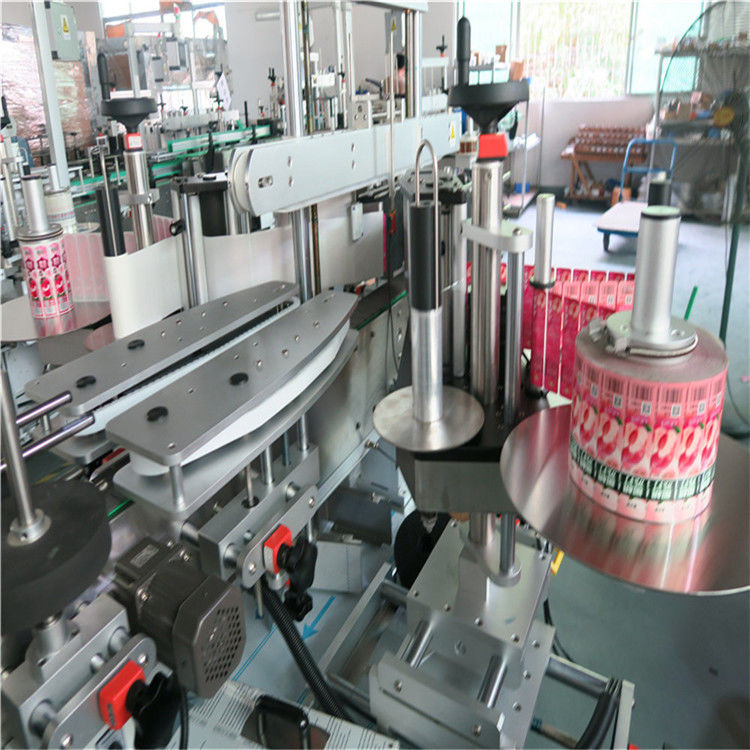 China Front Back otomatis Stiker Labeling Machine Adhesive 330mm Max Outer Diameter pemasok