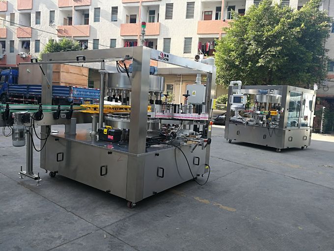 Rotary labeler ngarep lan mburi / Gulu lan kacepetan ngarep Sertifikasi 15000B / H CE