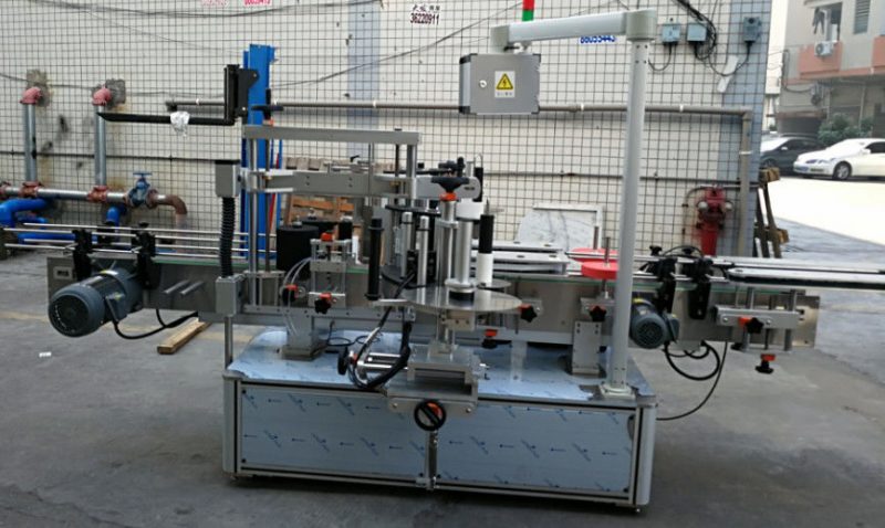 China Double Side Sticker Elliptical Oval Botol Mesin Labeling Otomatis 1200W supplier