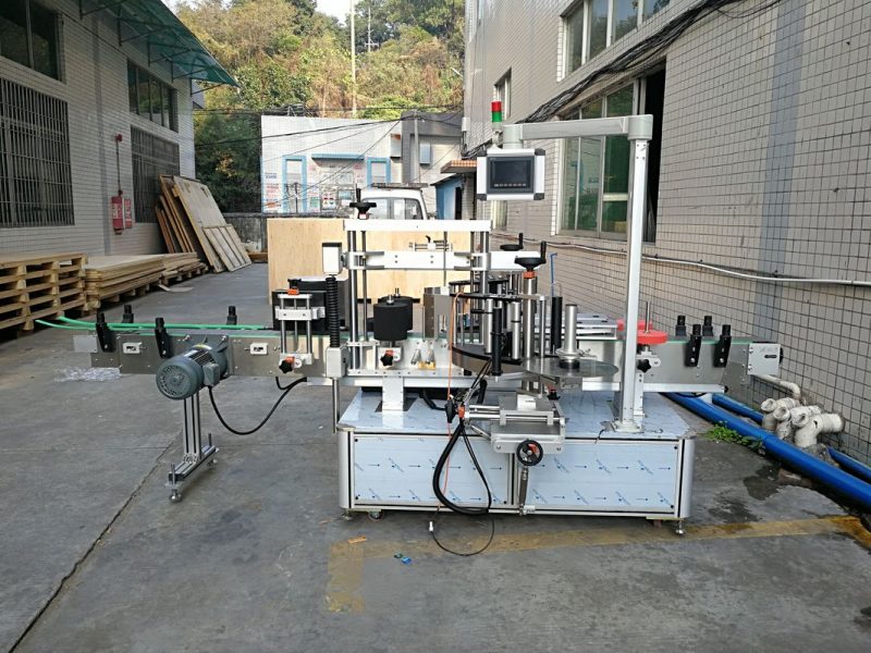 China Automatic Sticker Flat Botol Labeling Machine Integrated Front And Back supplier